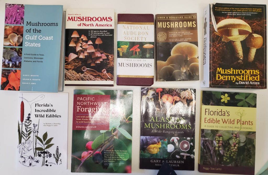 mushroom and plant identification guides for foraging