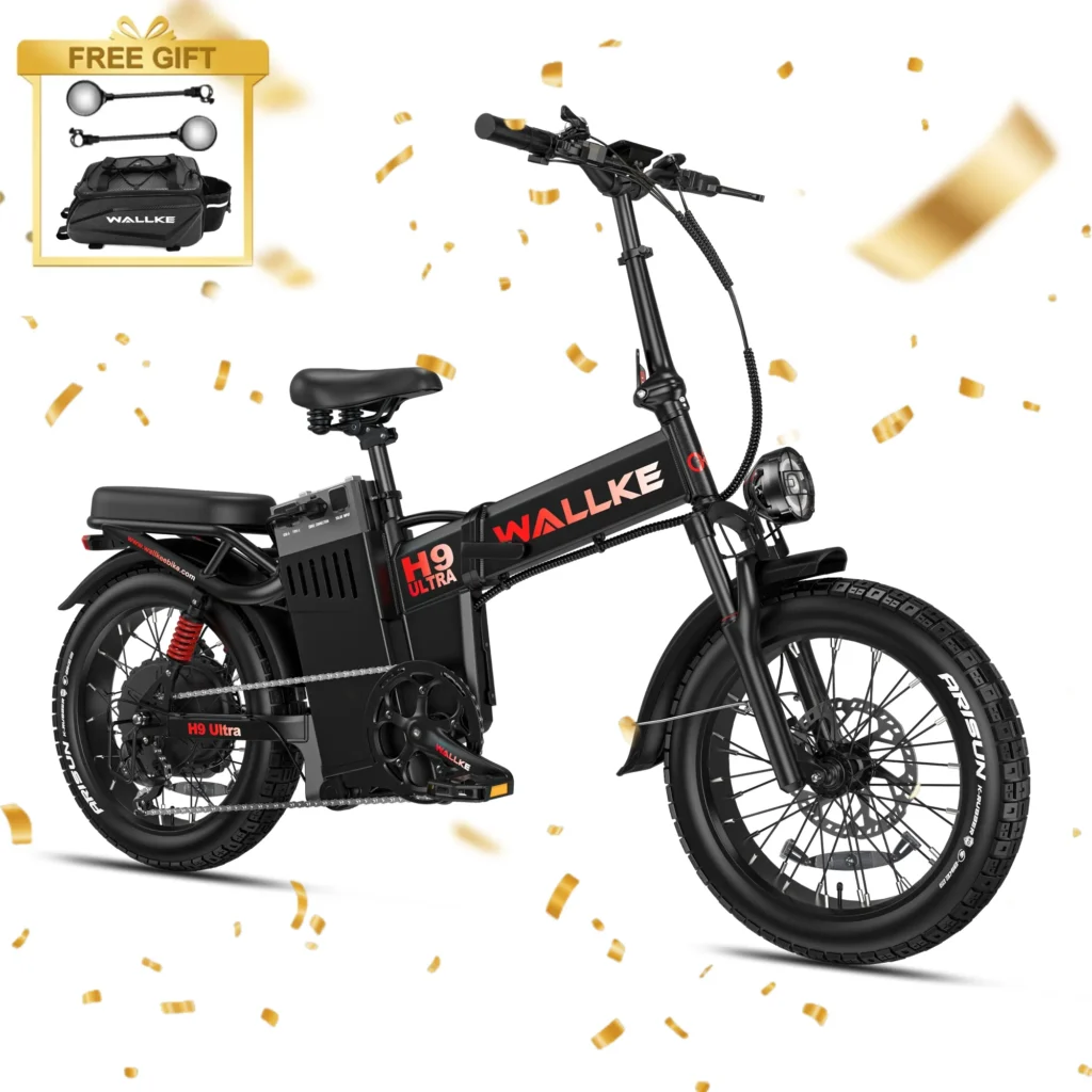 Wallke H9 electric bike used by foragers to explore deeper forest roads and reach remote mushroom and plant foraging areas with ease.