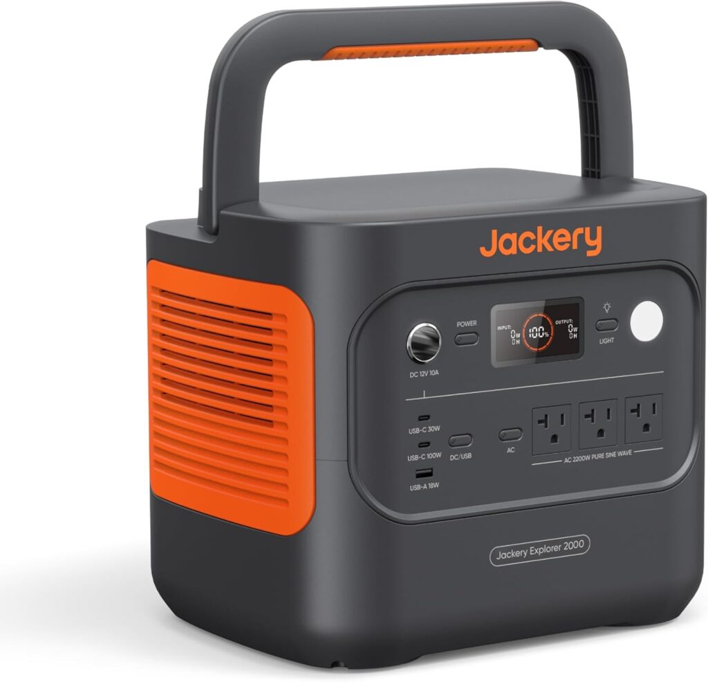 Jackery Explorer 2000 v2 Portable Power Station,