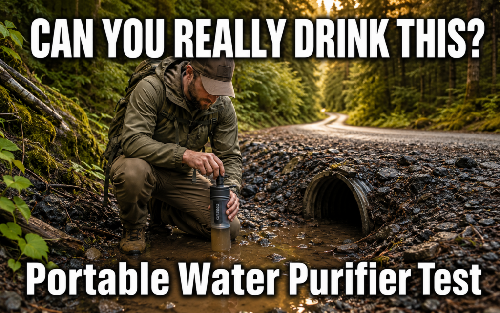 Can a Portable Water Purifier Handle a Puddle?